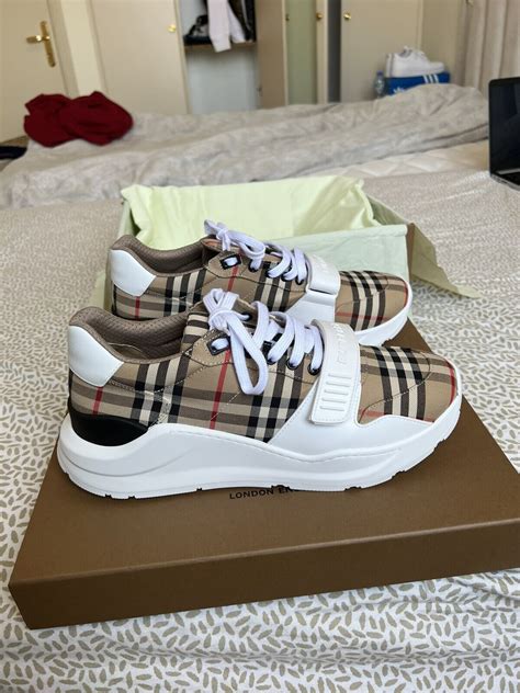 sneakers burberry mujer|Burberry sneakers men price.